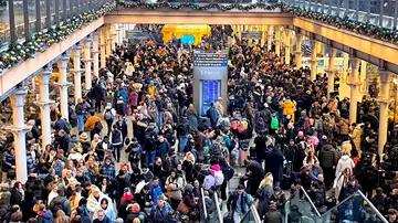 Estación de St. Pancras, en Londres Estación de St. Pancras, en Londres