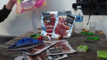 El jam&oacute;n de las precampanadas de la localidad de Jabugo, en Huelva