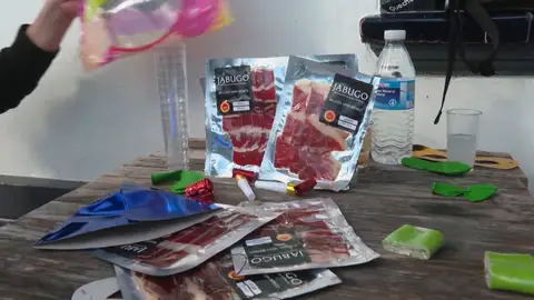 El jamón de las precampanadas de la localidad de Jabugo, en Huelva El jamón de las precampanadas de la localidad de Jabugo, en Huelva