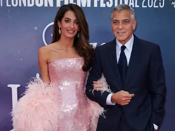 George Clooney y su mujer Amal George Clooney y su mujer Amal