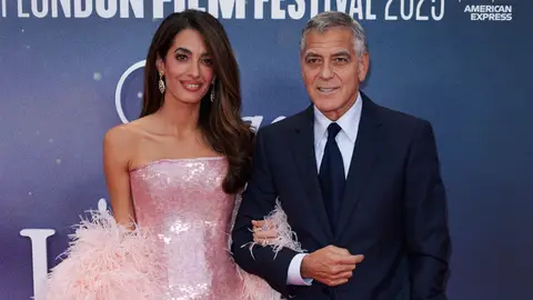 George Clooney y su mujer Amal George Clooney y su mujer Amal