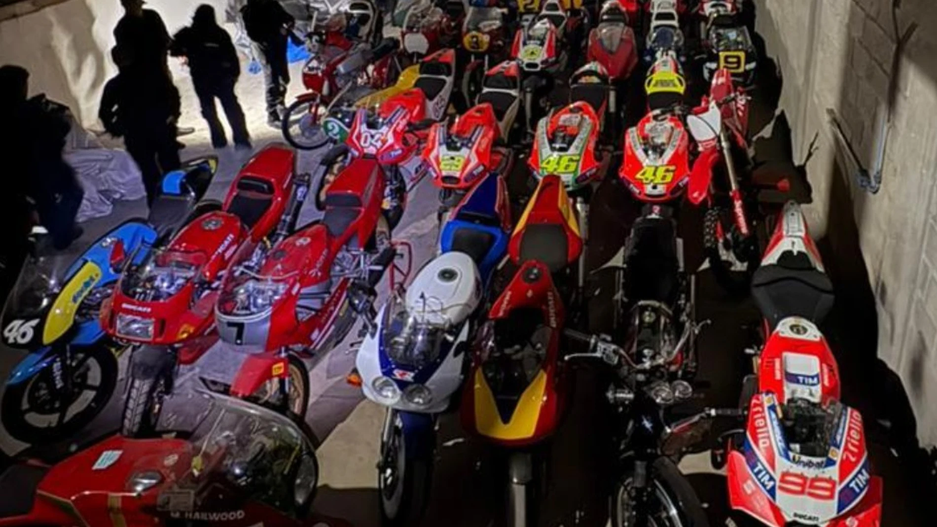 La colección de motocicletas decomisada en México La colección de motocicletas decomisada en México