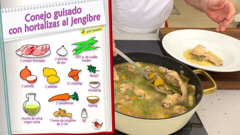Ingredientes Conejo guisado
