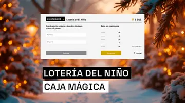 La Caja Mágica de la Lotería del Niño 2026: guarda tus décimos para el sorteo y comprueba si están premiados La Caja Mágica de la Lotería del Niño 2026: guarda tus décimos para el sorteo y comprueba si están premiados