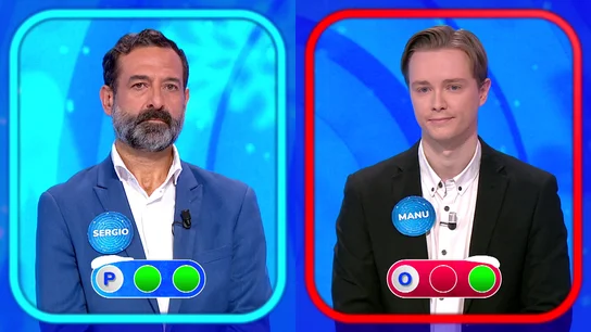 Manu, a punto de no tomarse las uvas en Pasapalabra: susto y campanada en la Silla Azul Manu, a punto de no tomarse las uvas en Pasapalabra: susto y campanada en la Silla Azul