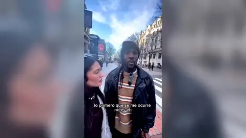 El actor Sambou Diaby El actor Sambou Diaby