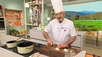 El bonito mensaje de Karlos Arguiñano para los espectadores en el último programa del año El bonito mensaje de Karlos Arguiñano para los espectadores en el último programa del año