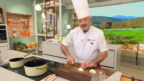 El bonito mensaje de Karlos Arguiñano para los espectadores en el último programa del año El bonito mensaje de Karlos Arguiñano para los espectadores en el último programa del año