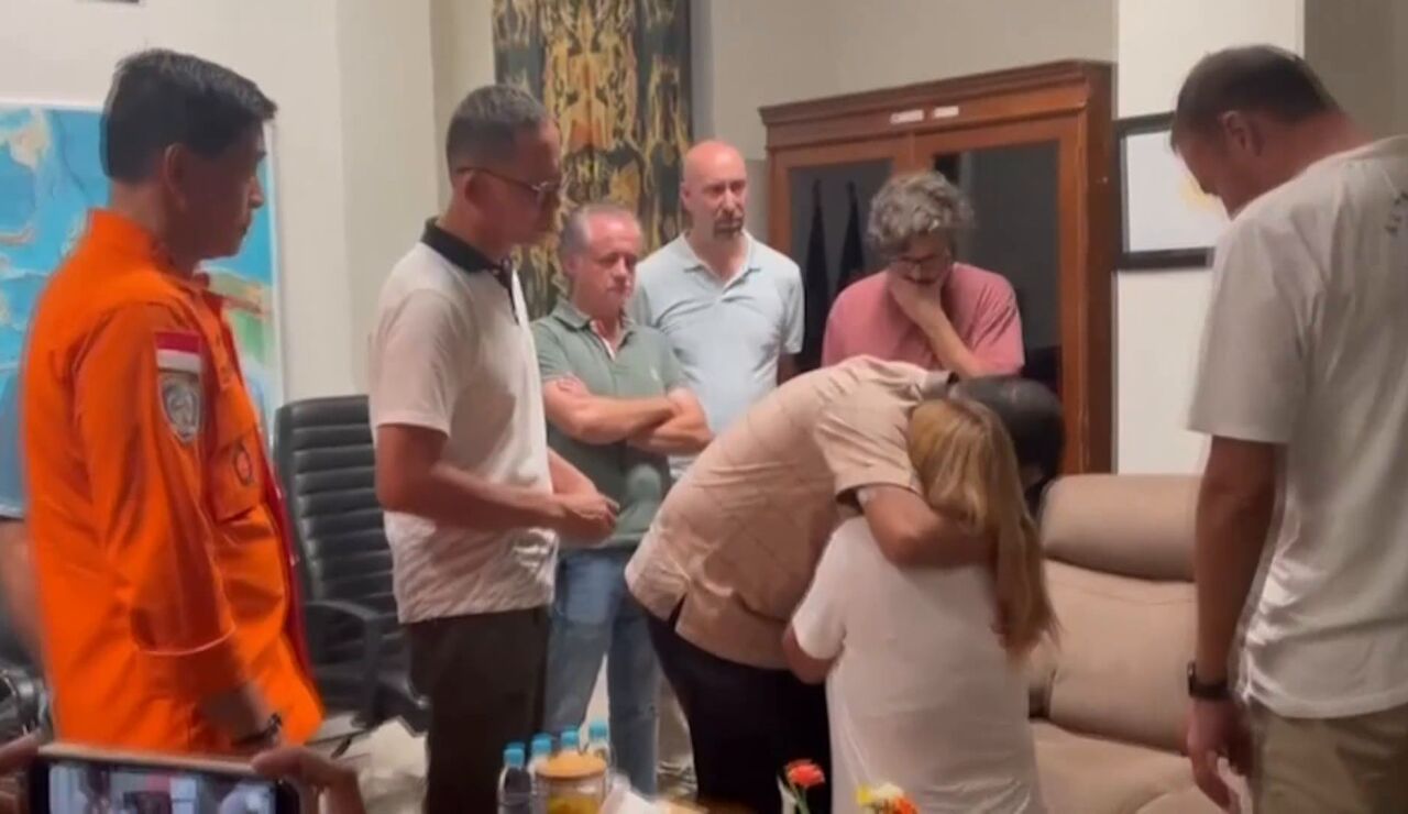 Andrea, superviviente del naufragio en Indonesia 