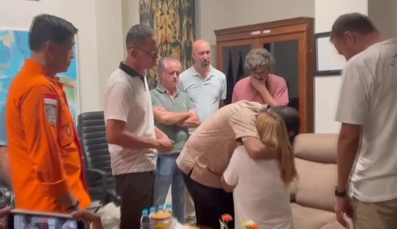 Andrea, superviviente del naufragio en Indonesia