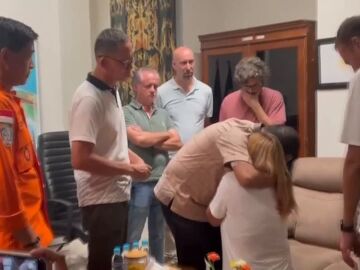 Andrea, superviviente del naufragio en Indonesia 