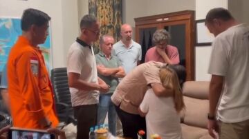 Andrea, superviviente del naufragio en Indonesia 