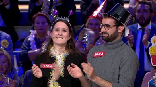 La mejor manera de despedir el a&ntilde;o, &iexcl;un bote de 2.500 euros para Teresa y Enrique!