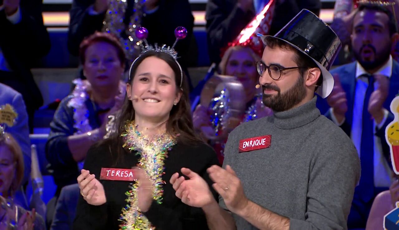 La mejor manera de despedir el a&ntilde;o, &iexcl;un bote de 2.500 euros para Teresa y Enrique!