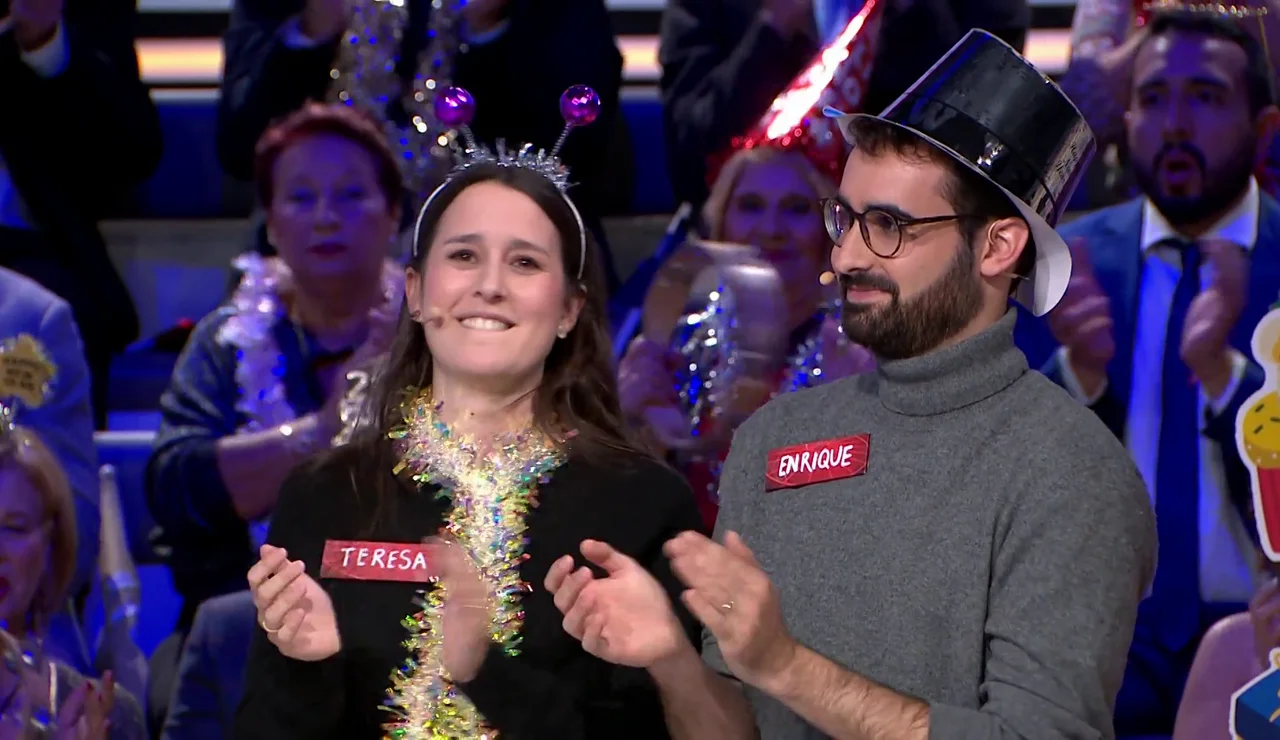 La mejor manera de despedir el año, ¡un bote de 2.500 euros para Teresa y Enrique!