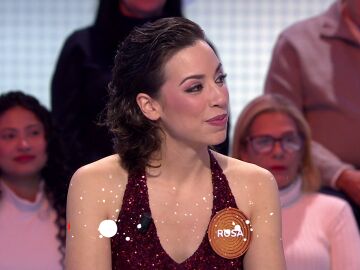 El espectacular vestido de Rosa en Nochevieja: deslumbra en Pasapalabra de rojo y con lentejuelas