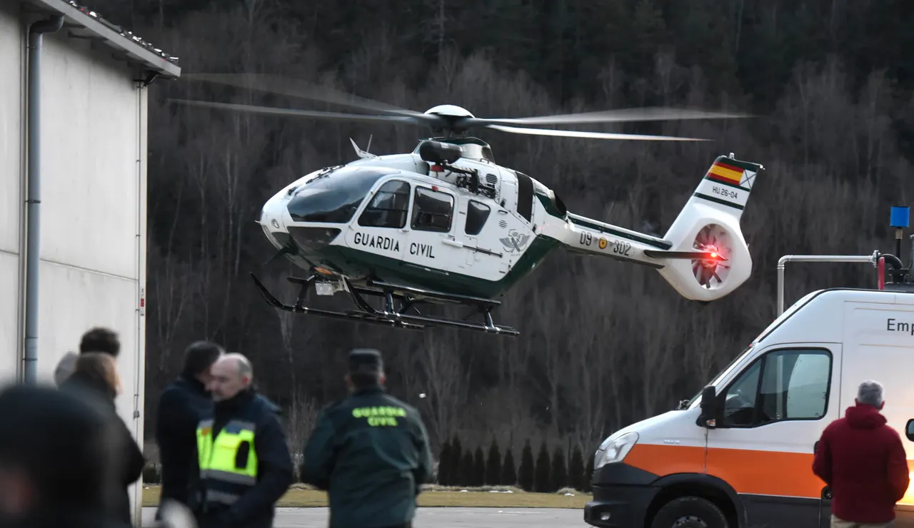 Operativo de búsqueda y rescate de los tres esquiadores fallecidos