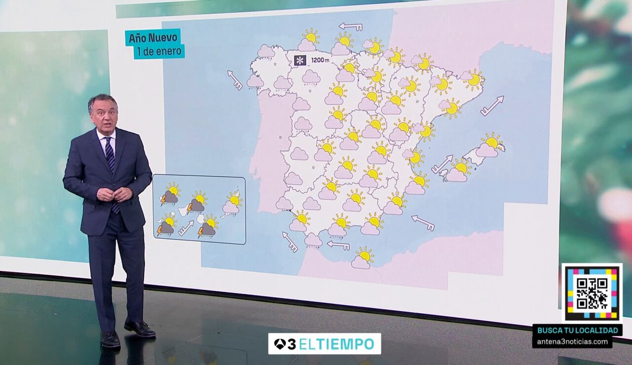 Roberto Brasero y la previsi&oacute;n para los primeros d&iacute;as de enero