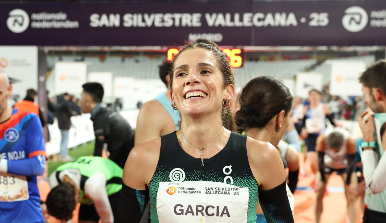 Marta Garc&iacute;a, una de las ganadoras de la San Silvestre 2026