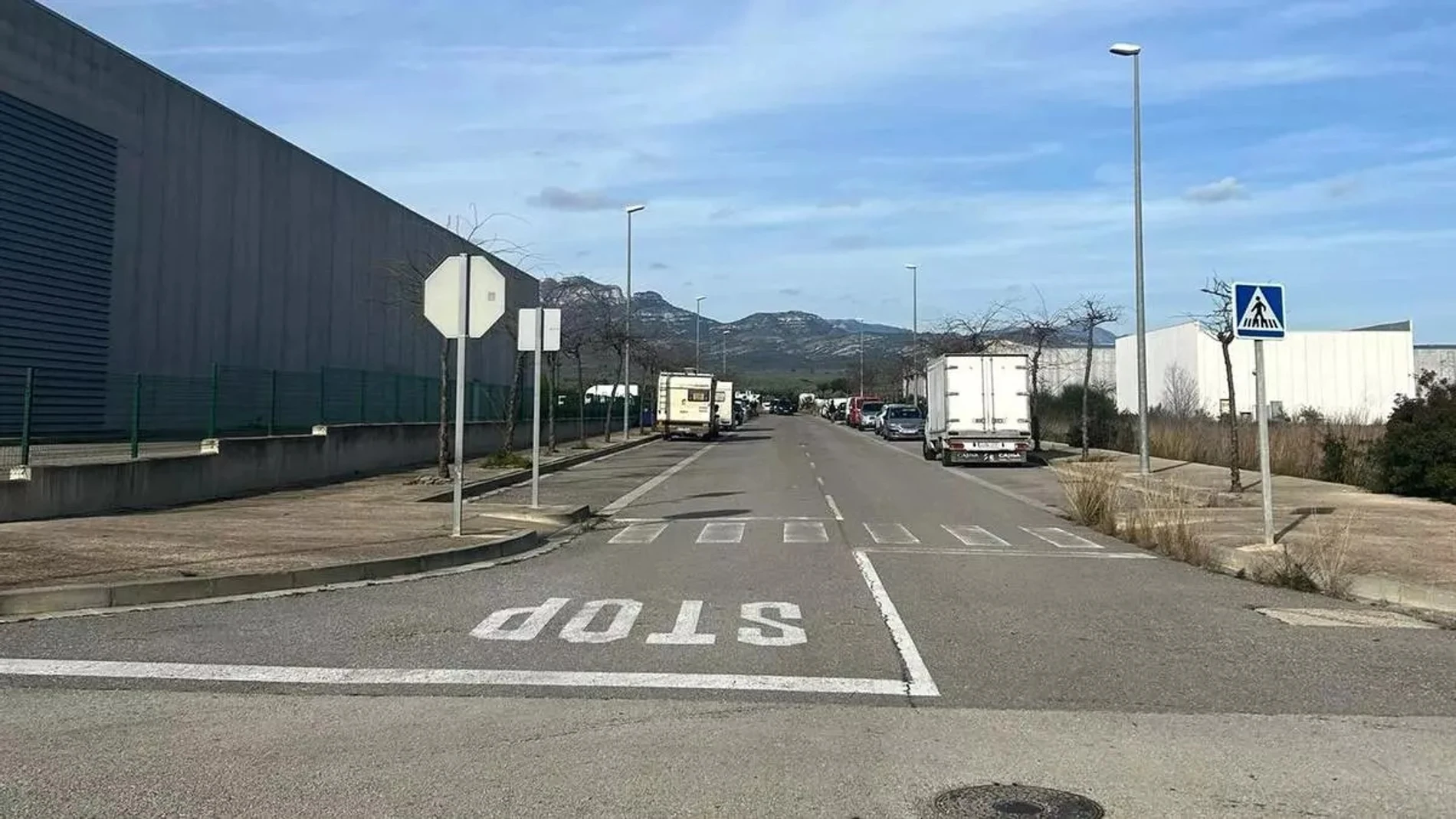 El polígono de les Mataltes. El polígono de les Mataltes.