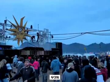 Pendientes de la borrasca Francis en la rave ilegal del Cenajo, Albacete: pronostican fuertes lluvias 