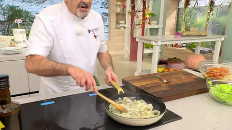 Marca los calamares Con el fuego fuerte