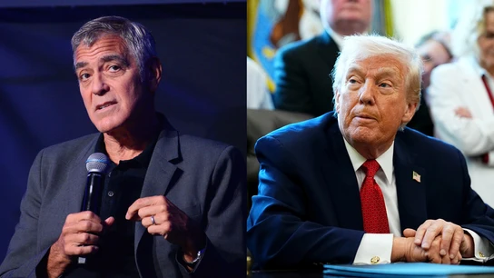George Clooney y Donald Trump George Clooney y Donald Trump