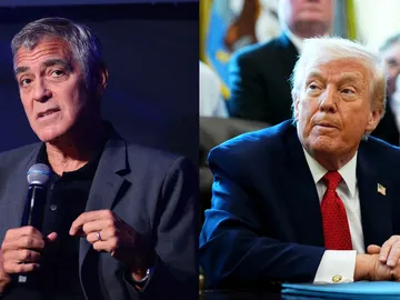 George Clooney y Donald Trump George Clooney y Donald Trump