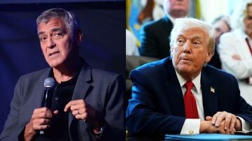 George Clooney y Donald Trump