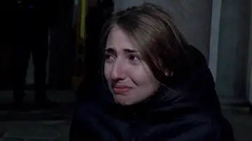 Una de las supervivientes del incendio en Crans-Montana Una de las supervivientes del incendio en Crans-Montana