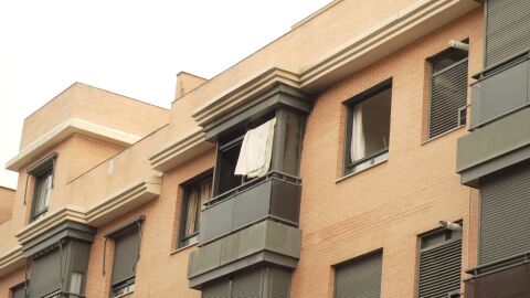 Incendio en una vivienda en Carabanchel