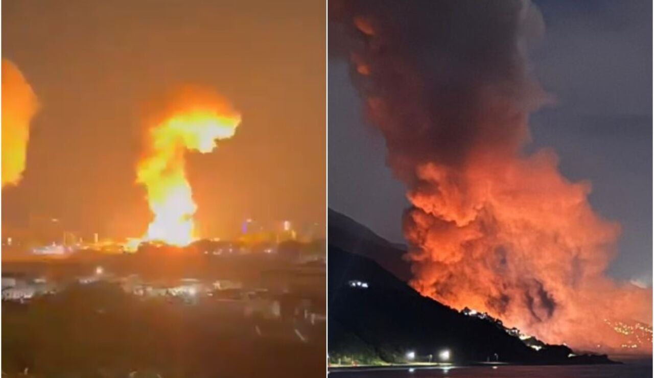Im&aacute;genes del momento de los bombardeos