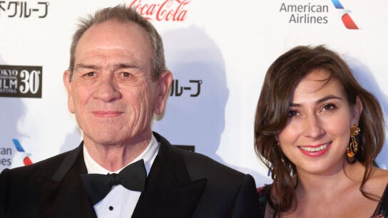 Tommy Lee Jones junto a su hija Victoria
