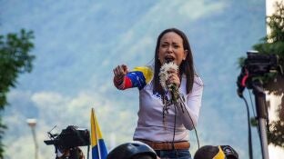 Machado anuncia que ha llegado "la hora de la libertad" para Venezuela