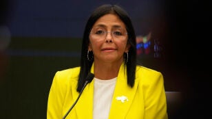  Delcy Rodr&iacute;guez exige la liberaci&oacute;n de Maduro