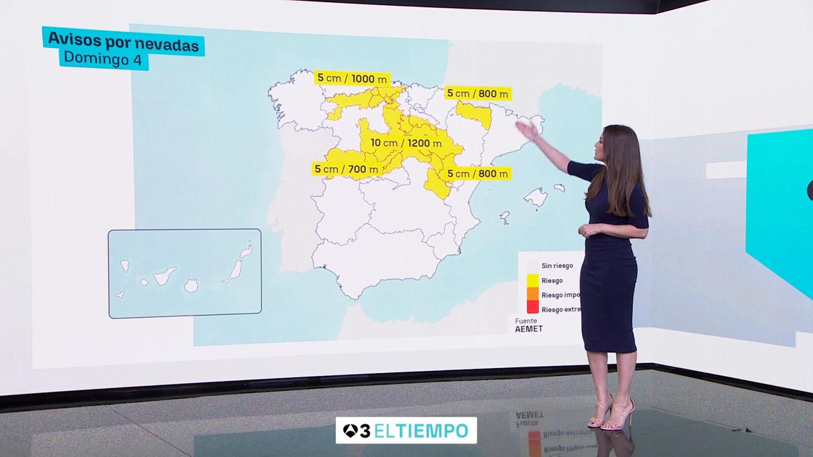 Mercedes Martín avisa de nieve y heladas en capitales de España: dónde y cuándo nevará entre el domingo y Reyes