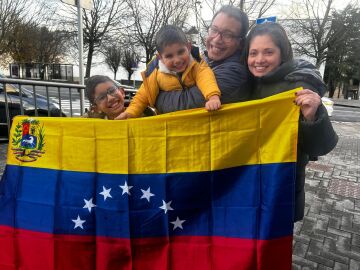 Familia venezolana en Espa&ntilde;a