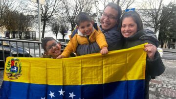 Familia venezolana en Espa&ntilde;a