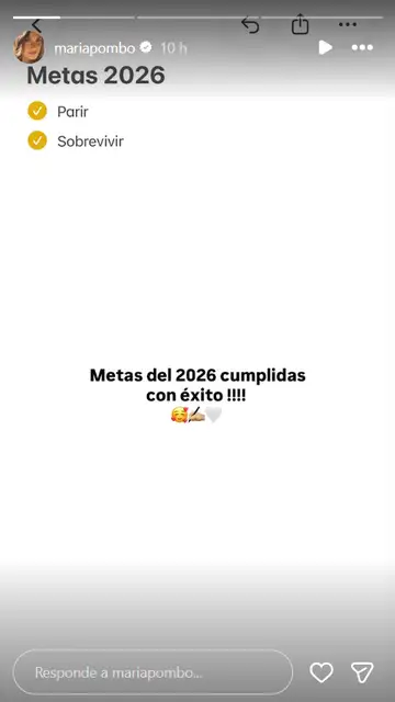 María Pombo anuncia en redes que es madre de su tercer hijo María Pombo anuncia en redes que es madre de su tercer hijo