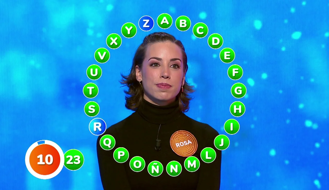 Rosa, a dos letras de completar El Rosco: ¿bote de 2.584.000 euros como regalo de Reyes Magos?