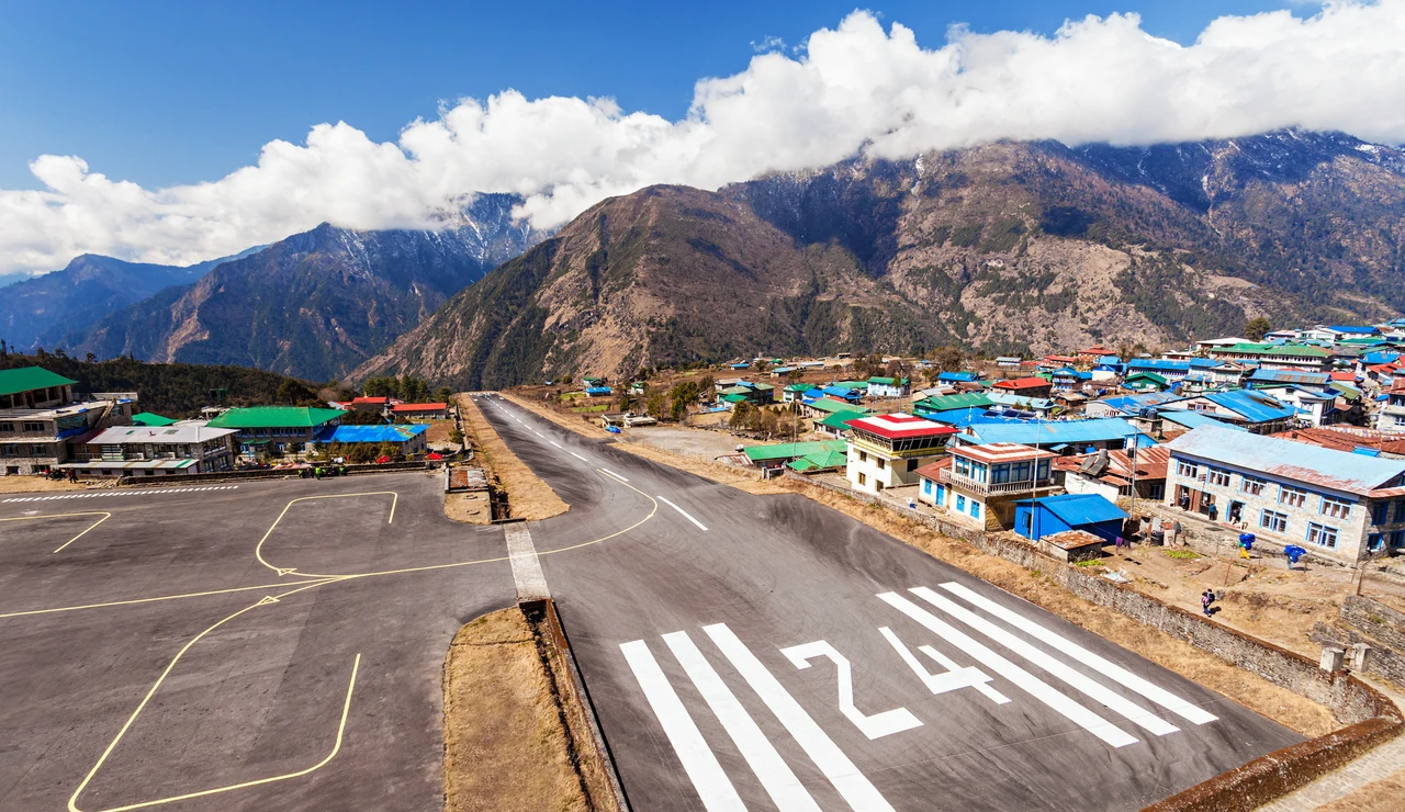 Aeropuerto de Lukla, en Nepal