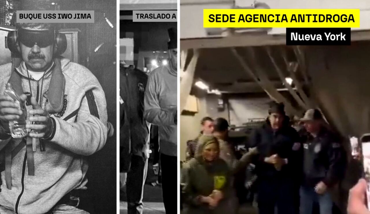 Llegada de Maduro a la sede de la agencia antidroga