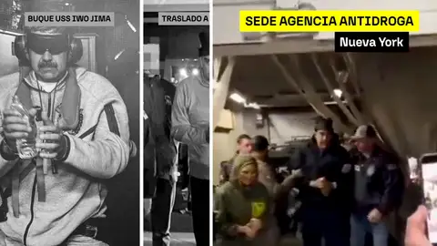 Llegada de Maduro a la sede de la agencia antidroga Llegada de Maduro a la sede de la agencia antidroga