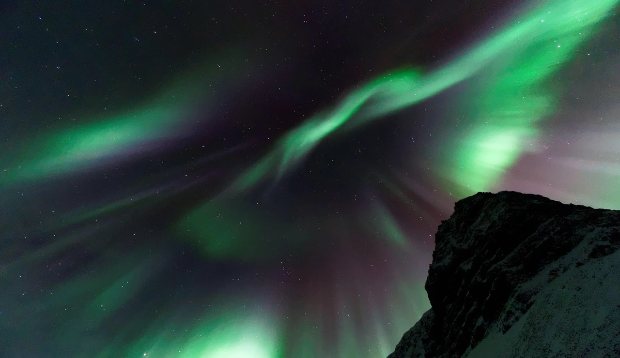 Aurora boreal en Islandia