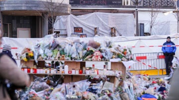 Flores cerca del bar