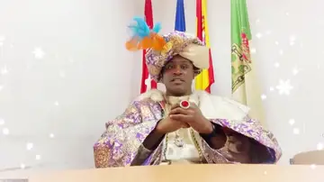 Nayanesh Ayman, paje de Baltasar: "Soy campeón del mundo y en mi tiempo libre ayudo a los Reyes Magos" Nayanesh Ayman, paje de Baltasar: "Soy campeón del mundo y en mi tiempo libre ayudo a los Reyes Magos"