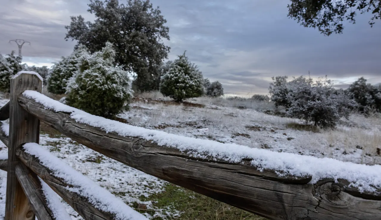 Nieve por la borrasca Francis