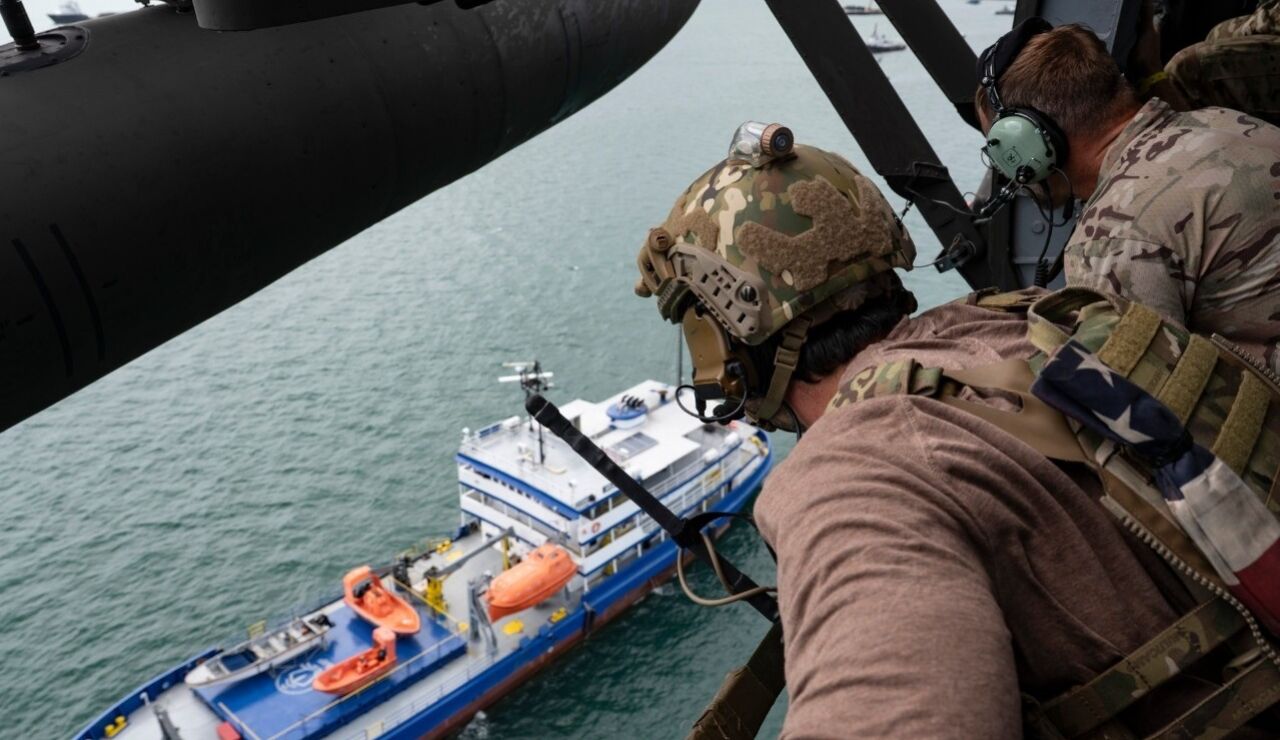 Marines estadounidenses encuadrados en el Southcom