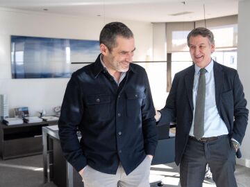 Borja S&eacute;mper junto a Feij&oacute;o 