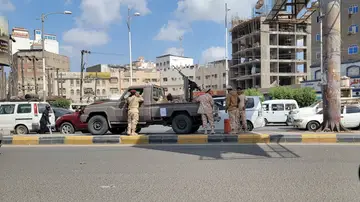 Soldados del Consejo de Transición del Sur (STC) en la ciudad portuaria de Adén, al sur del Yemen. Soldados del Consejo de Transición del Sur (STC) en la ciudad portuaria de Adén, al sur del Yemen.